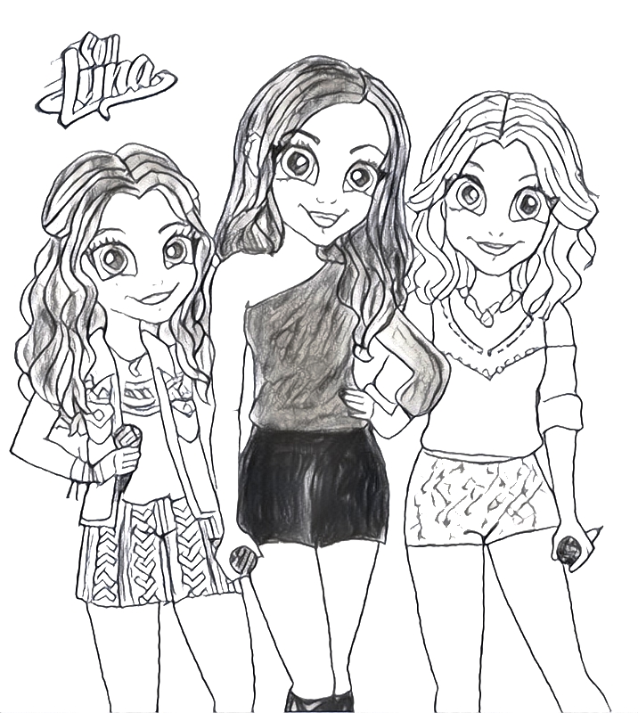 Desenho para colorir Soy Luna