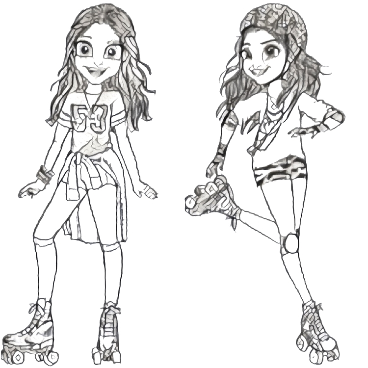 Desenho para colorir Soy Luna