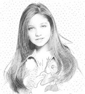 Coloring page Karoll Sevilla