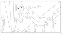 Coloring page Phantom Boy