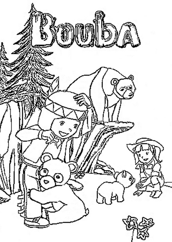 Coloriage Bouba et ses amis