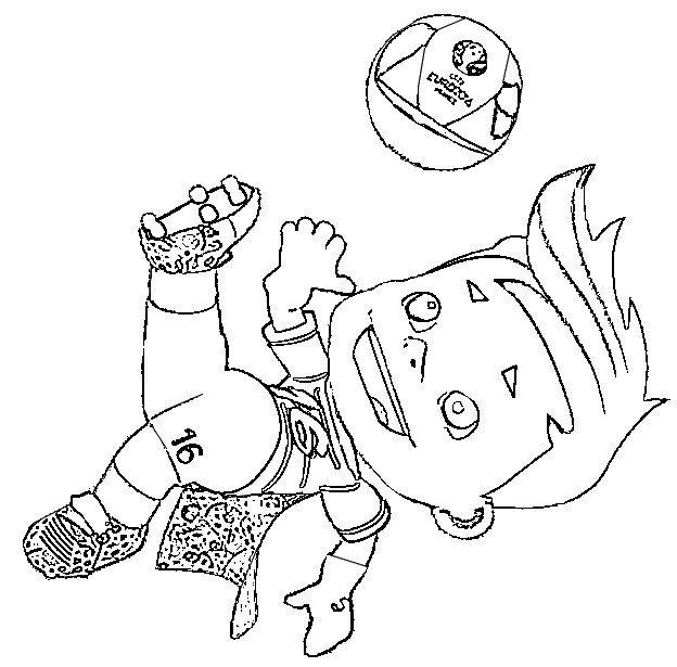 Coloring page Mascot