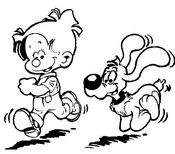 Coloriage - Boule et Bill - Boule et Bill