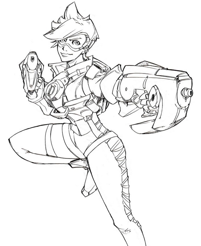 Coloring page Tracer