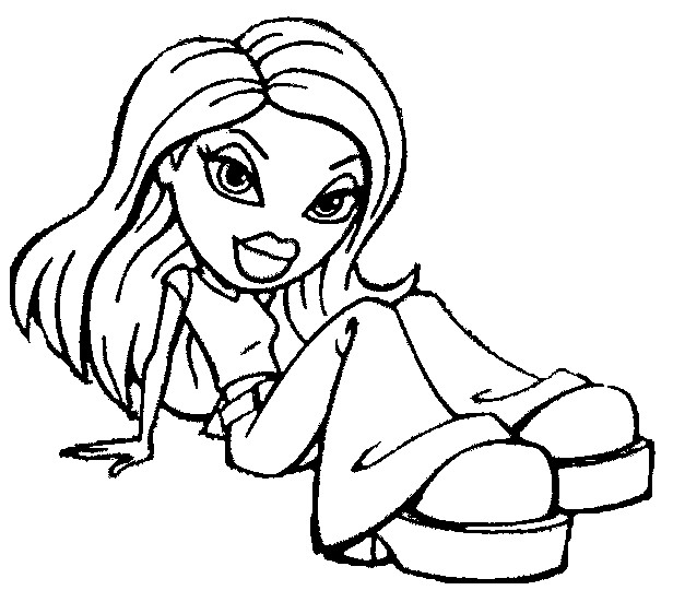 Desenho para colorir Bratz