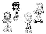 Desenho para colorir Bratz