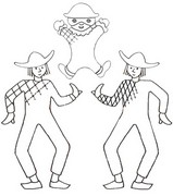 Disegno da colorare Schede didattiche Carnevale