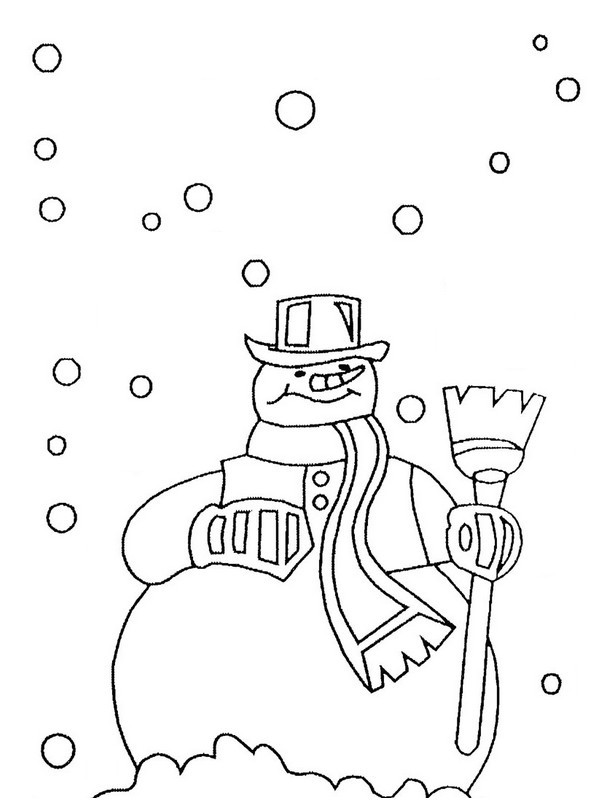 Coloriage Graphisme flocons de neige