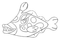 Coloring page Bruxish