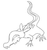 Coloring page Salandit