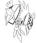 Coloring page Tapu Koko