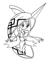 Coloring page Tapu Fini