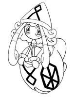 Coloring page Tapu Lele