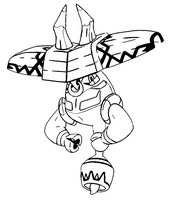 Coloring page Tapu Bulu