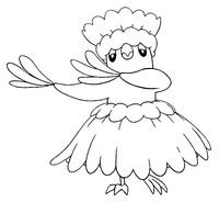 Desenho para colorir Oricorio Pa'u Style