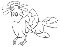 Coloring page Oricorio (Sensu Style)