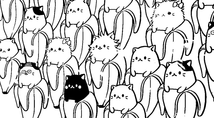 Coloring page Bananya