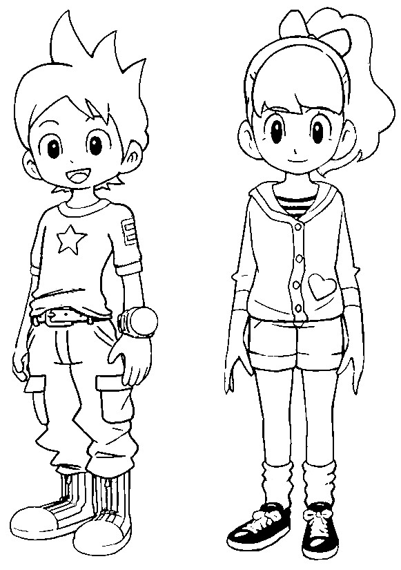 Desenho para colorir Nathan Adams, Katie Forrester