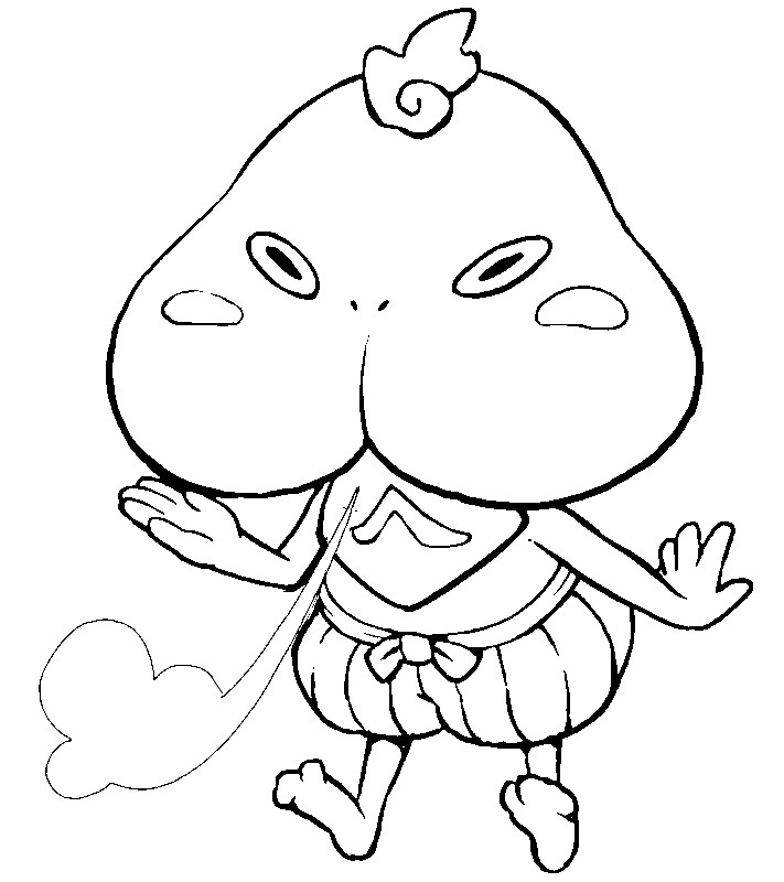 Coloring page Yo-Kai Watch