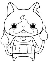 Kleurplaten YoKai Watch  Morning Kids