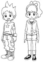 Coloriage Nathan Adams, Katie Forrester