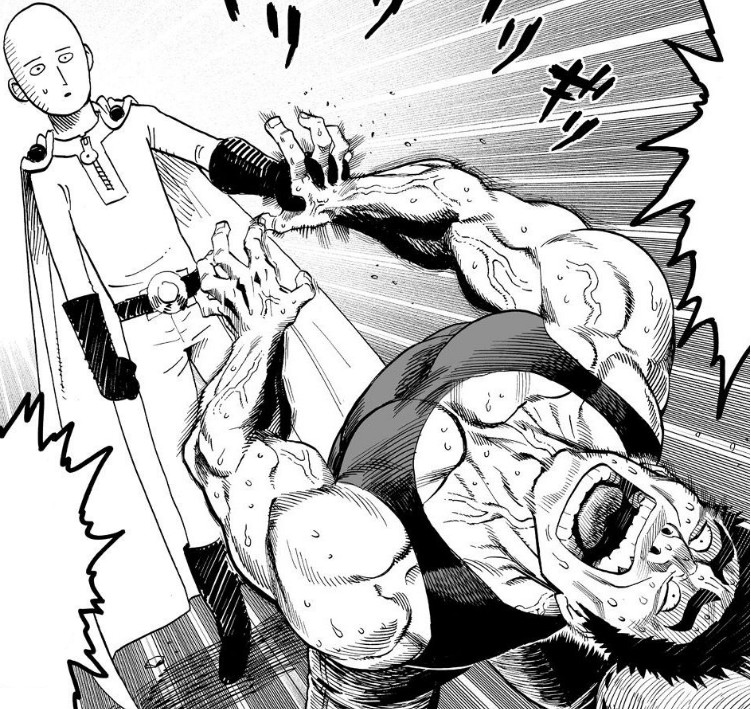 Kleurplaat One Punch Man