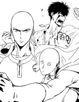Kolorowanka One Punch Man