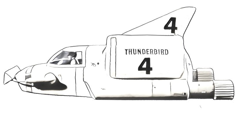 Kleurplaat Thunderbirds