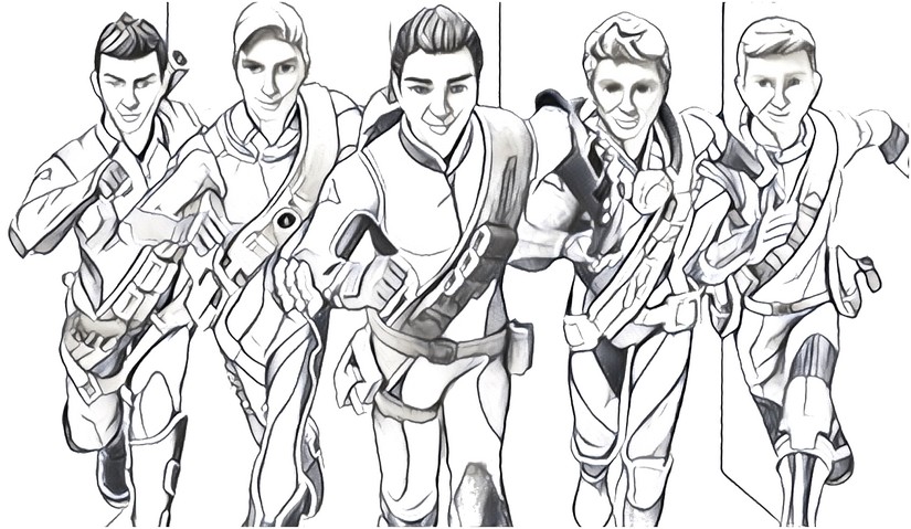 Desenho para colorir Thunderbirds