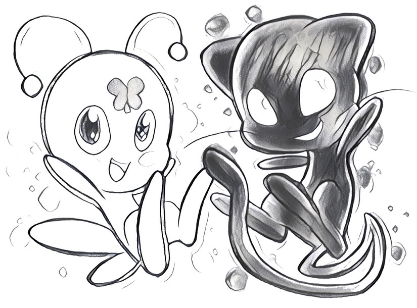 Coloriage Tikki et Plagg