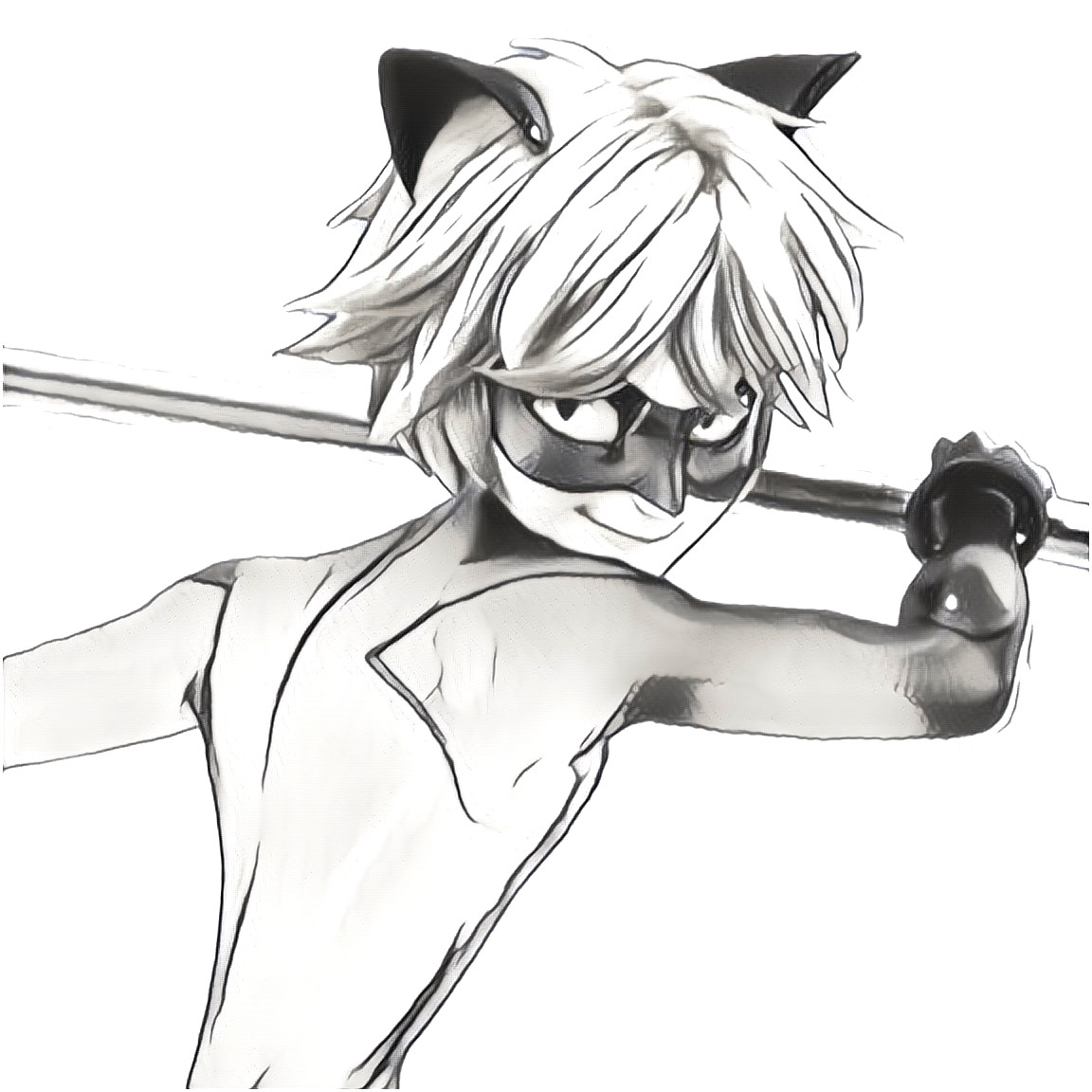Cat Noir 03 – Imagens para Colorir