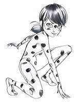 Disegno da colorare Miraculous Ladybug