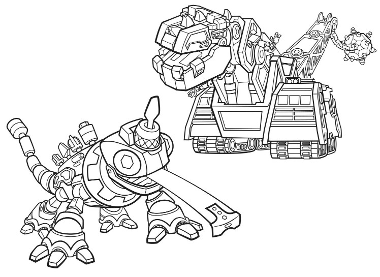 Dibujo para colorear Dinotrux