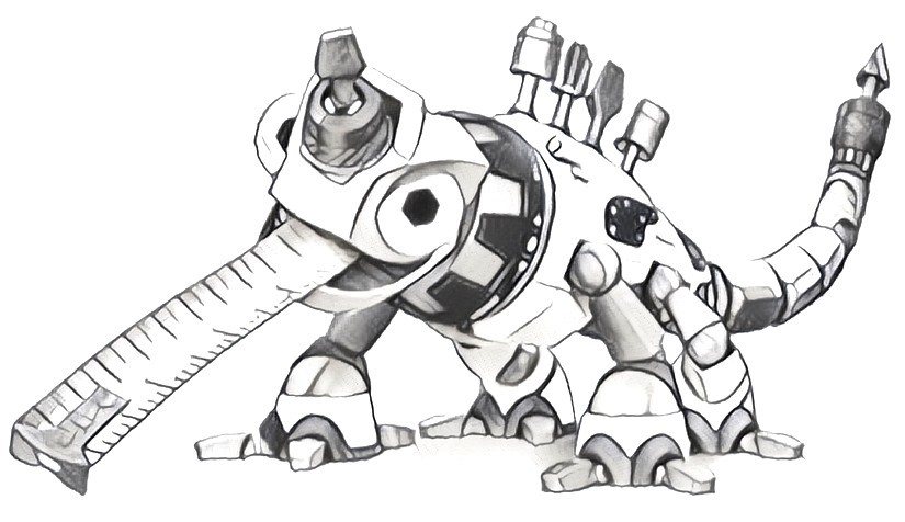 Desenho para colorir Dinotrux