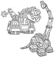 Dibujo para colorear Dinotrux