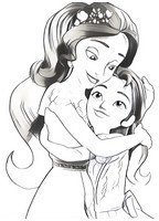 Coloring page Elena of Avalor