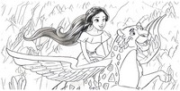 Coloriage Elena d'Avalor