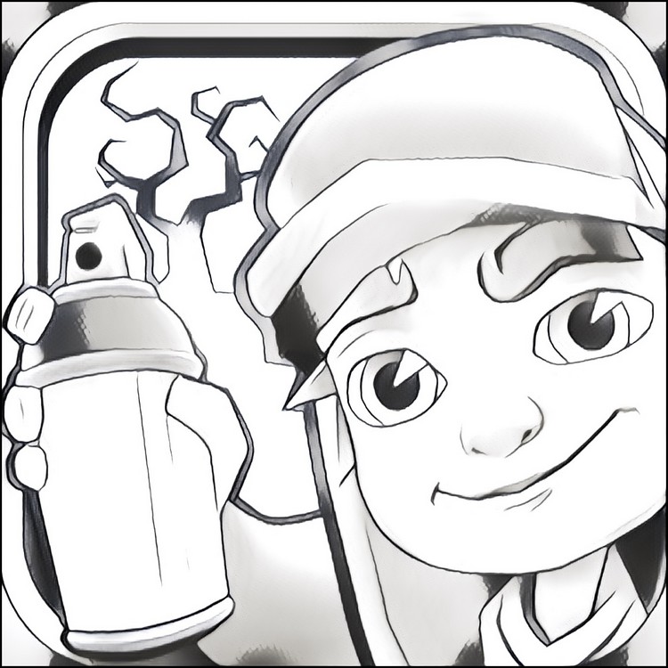 Tulostakaa V rityskuvia Subway Surfers 10