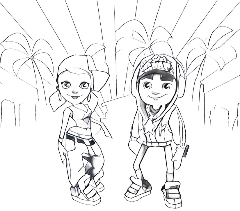 V rityskuvia Subway Surfers