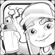 Coloring page Subway Surfers 2