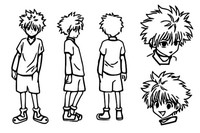 Coloriage Kirua Zoldik