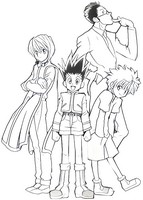 Coloring page Hunter X Hunter