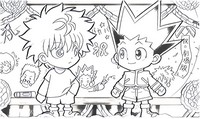 Coloring page Hunter X Hunter