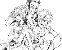 Disegno da colorare Hunter X Hunter