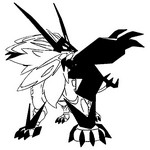 Desenho para colorir Necrozma Dusk Mane