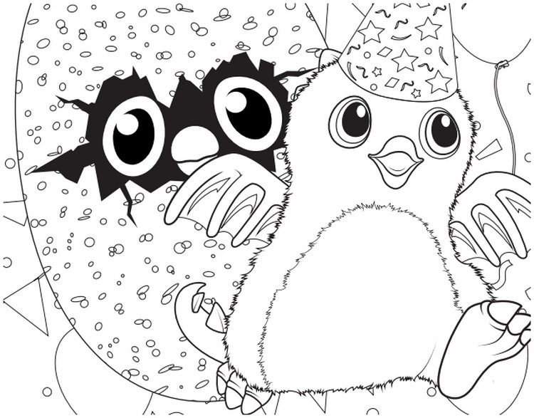 Coloriage Hatchimals