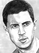 Coloriage Eden Hazard