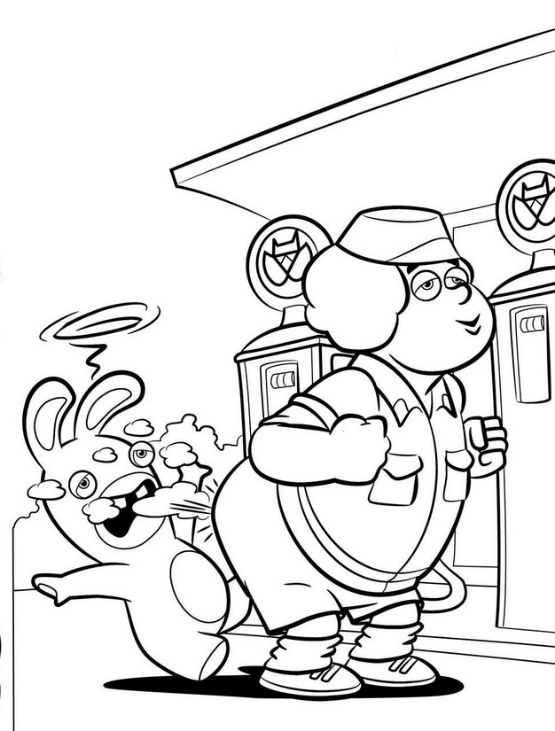 Coloring page Fart!