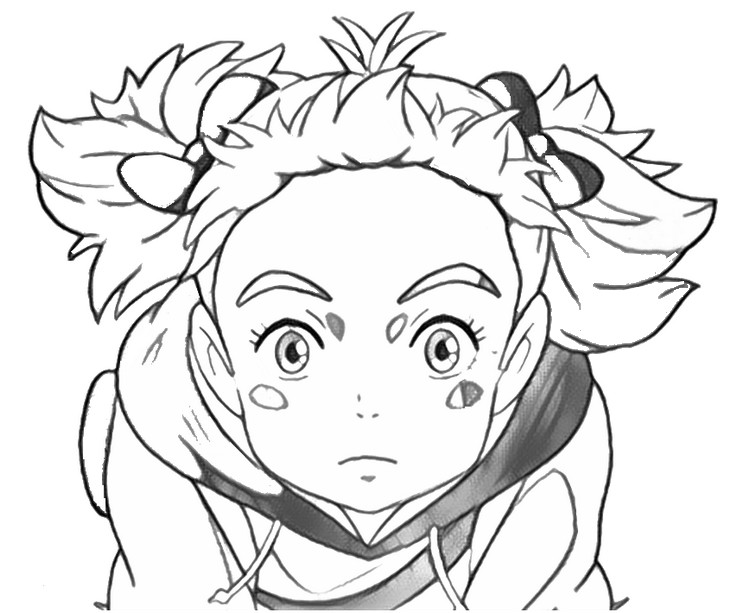 Coloring page Mary and the Witch's Flower