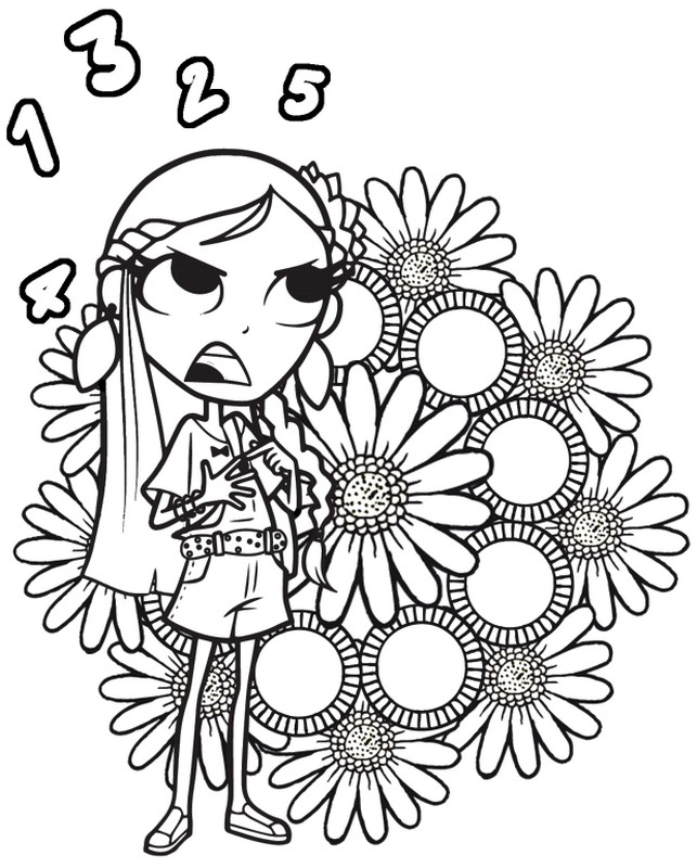 Desenho para colorir Maggie e Bianca Fashion Friends